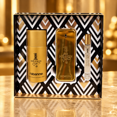 Paco Rabanne 1 Million 3 Pcs Gift Set For Men (100ML/150ML/10ML)